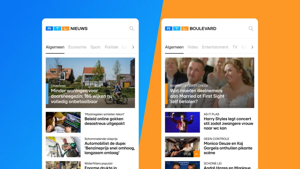 Wijziging in het huidige Publishing Partner Network van DPG Media: RTL.nl en de vernieuwde RTL Nieuws app