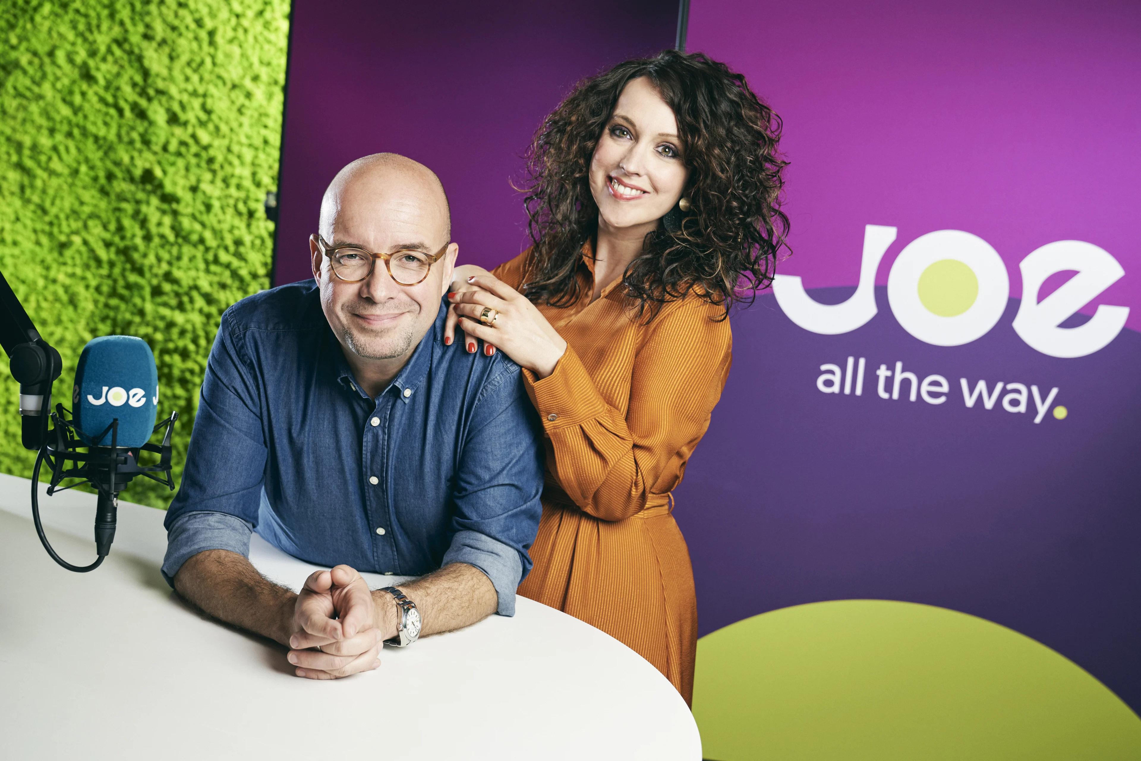 Sven and Anke in the Joe-studio