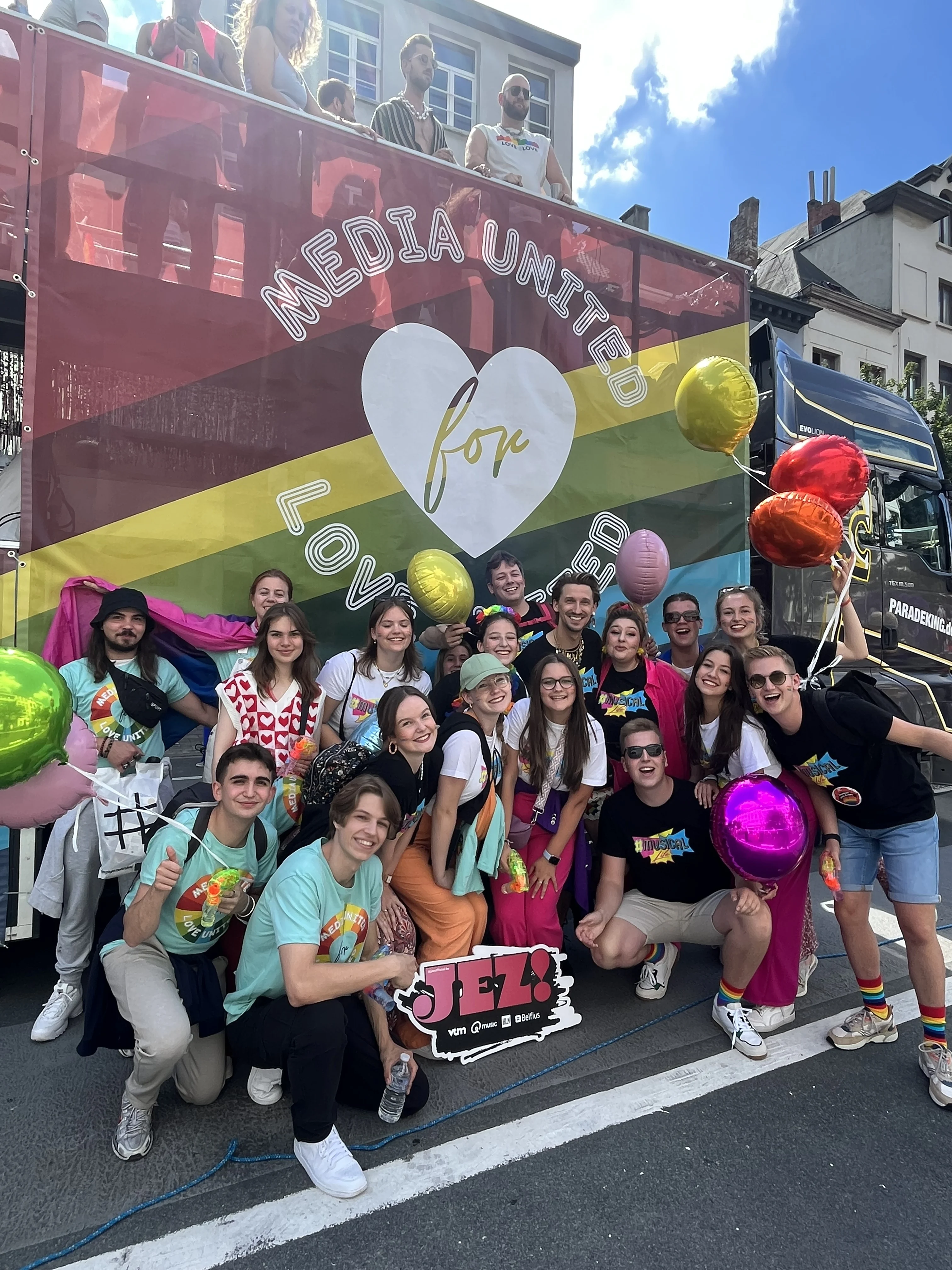 Vier dit jaar opnieuw samen met JEZ! de liefde op de Antwerp Pride! 