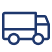 Une icône de camion bleue.