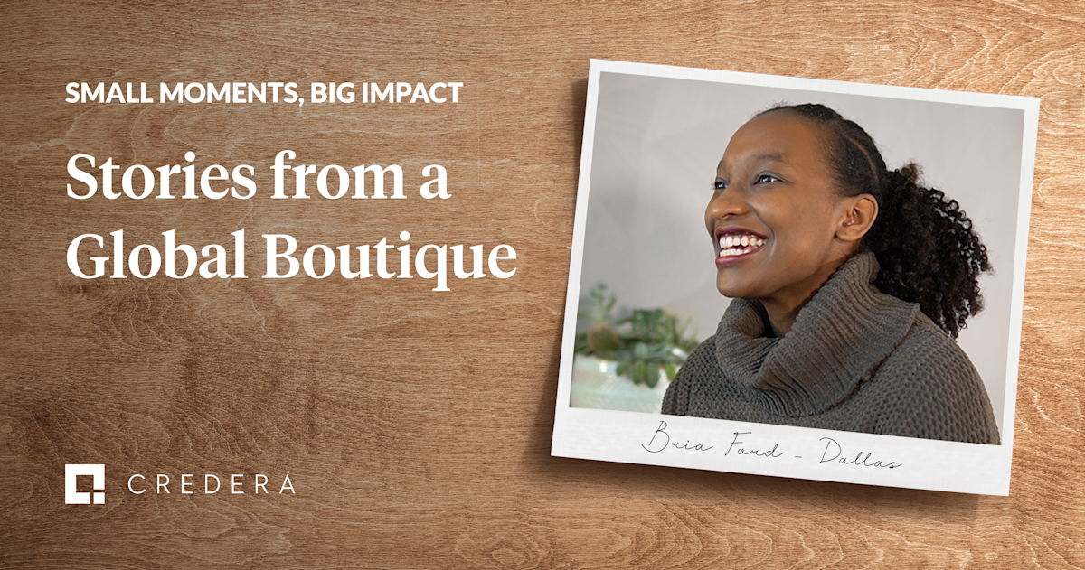 Small Moments, Big Impact: Bria Ford’s Moment of Impact at Credera