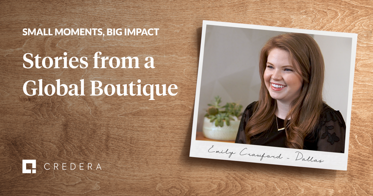 Small Moments, Big Impact: Emily Crawford’s Moment of Impact at Credera  