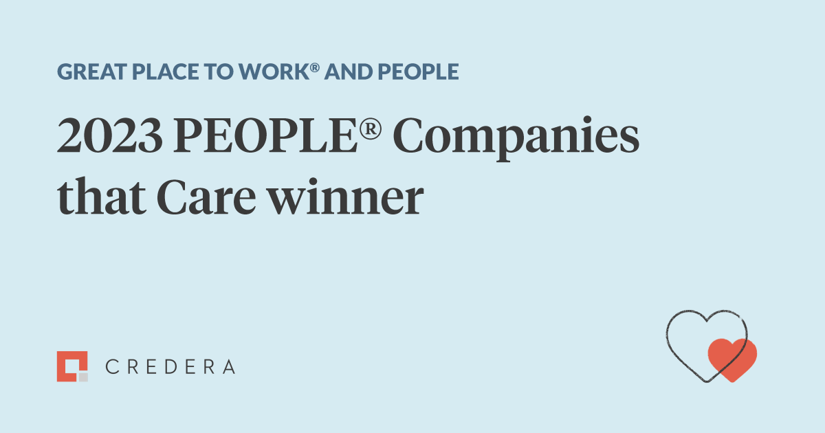 Credera receives new award: 2023 PEOPLE Companies that Care