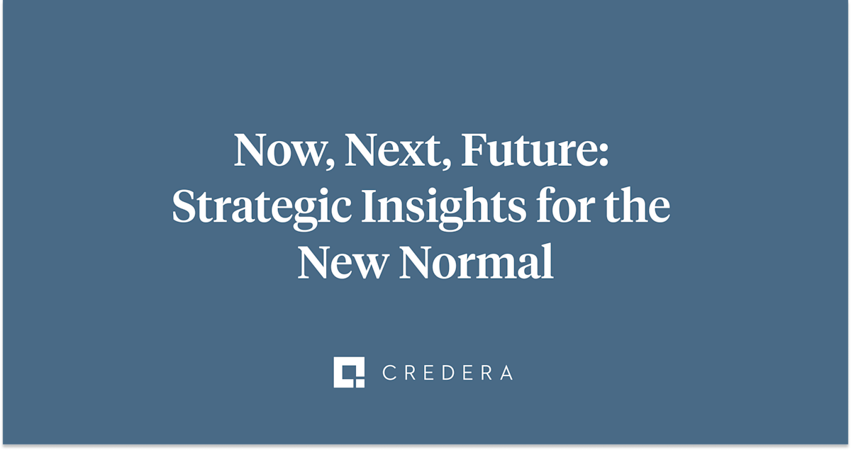 Now, Next, Future: Strategic Insights for the New Normal
