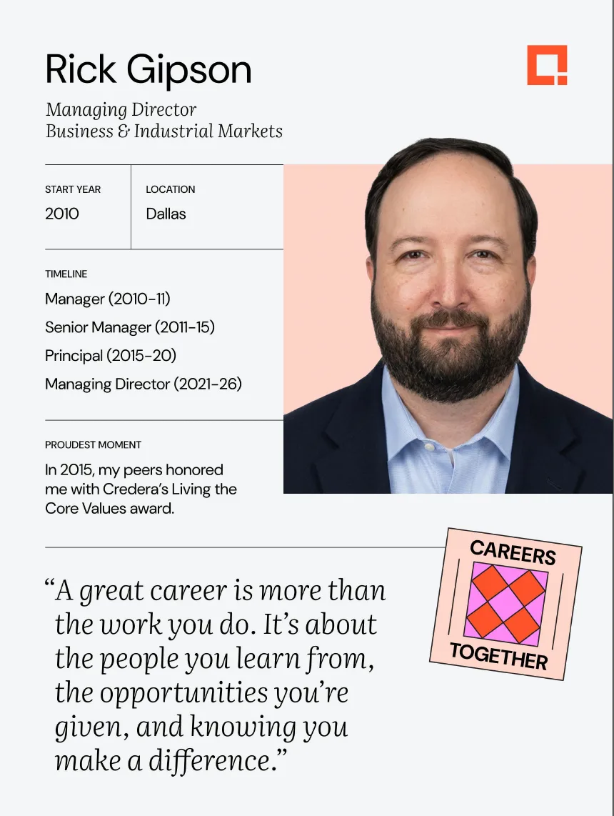Career Blueprint: Rick Gipson, Managing Director