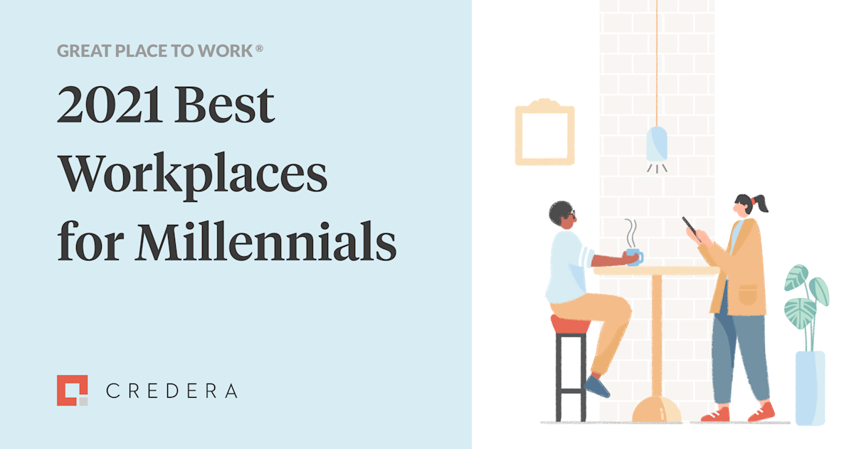 Credera Named One of the 2021 Best Workplaces for Millennials by Great Place to Work and Fortune