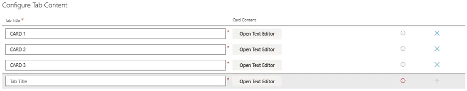 The Collaboration Game - Configuration Panel Options