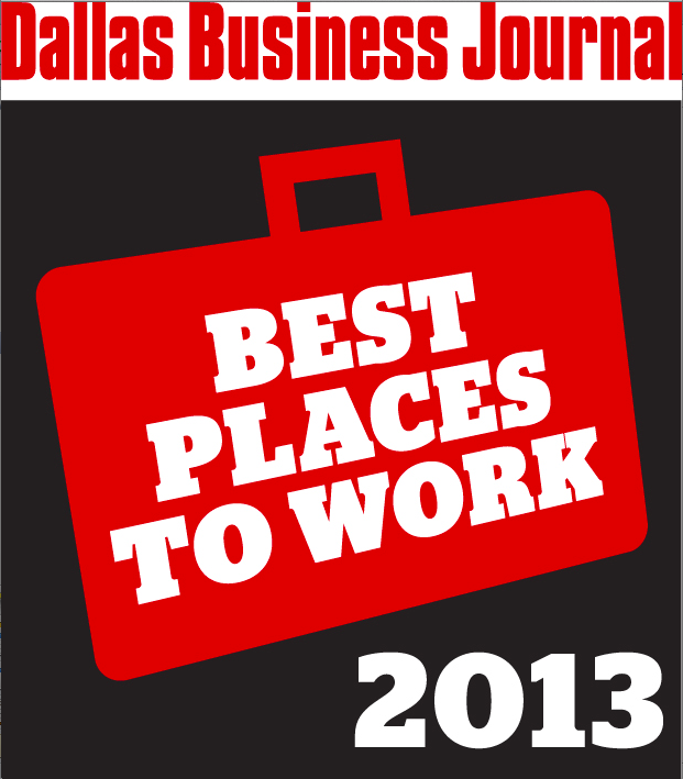 Dallas Business Journal Best Places to Work 2013