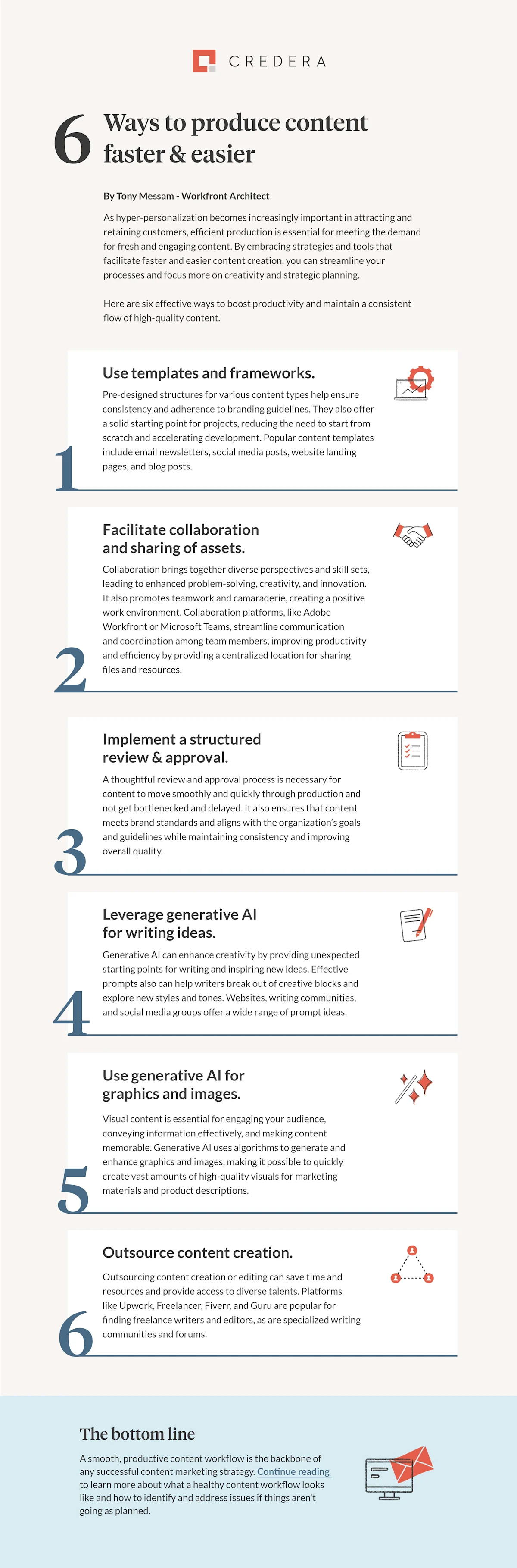 6 ways to produce content faster & easier