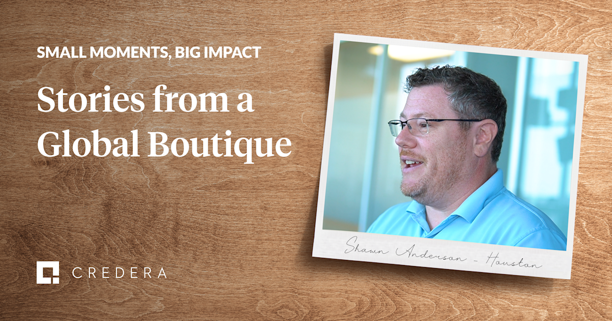 Small Moments, Big Impact: Shawn Anderson's Moment of Impact at Credera