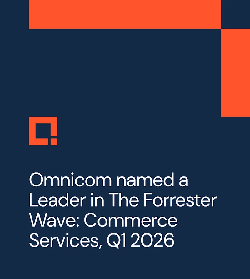 Omnicom named a leader in The Forrester Wave™: Commerce Services, Q1 2026