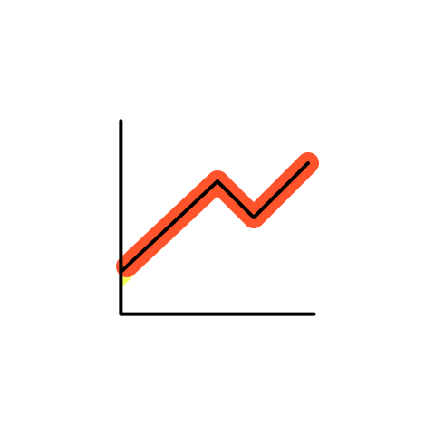 Career planning and growth icon