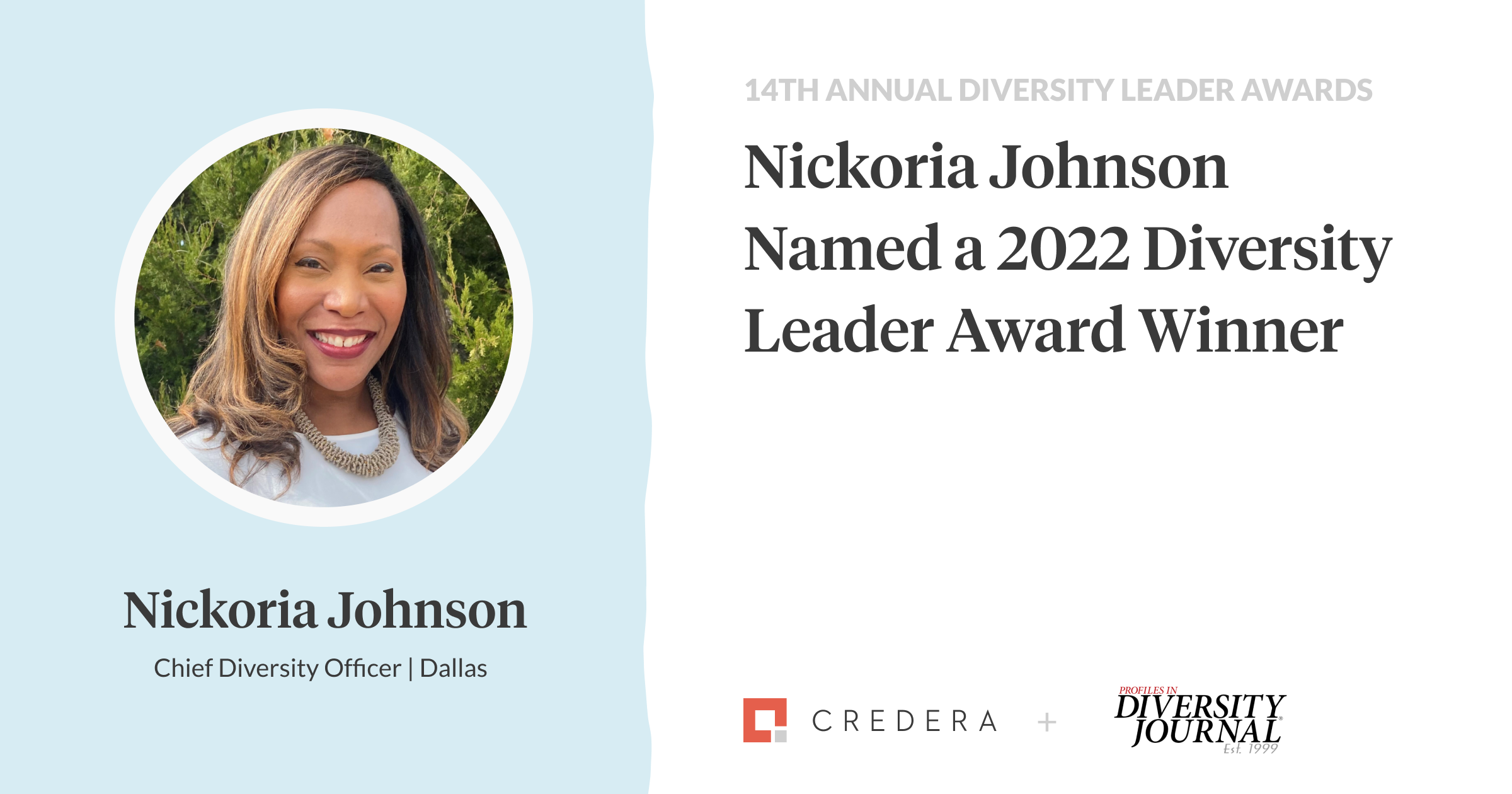 Credera’s Nickoria Johnson Named a 2022 Diversity Leader Award Winner