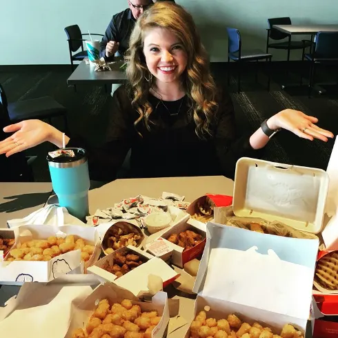 Emily Crawford Team Lunch