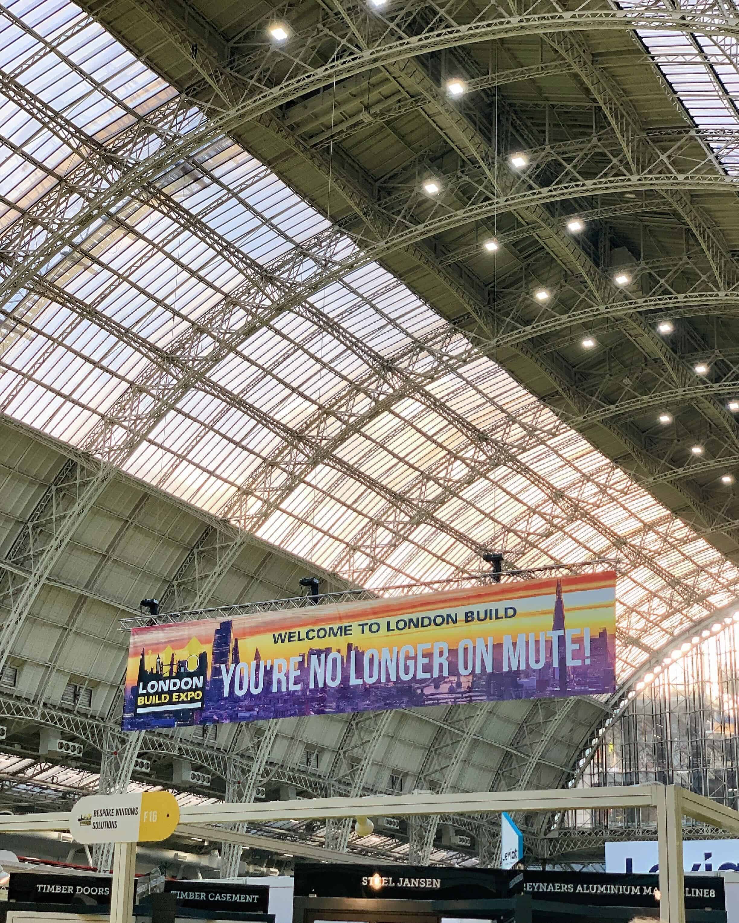 London Build Expo You Are not on mute