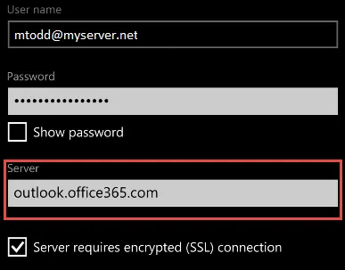 EAS Outlook 365