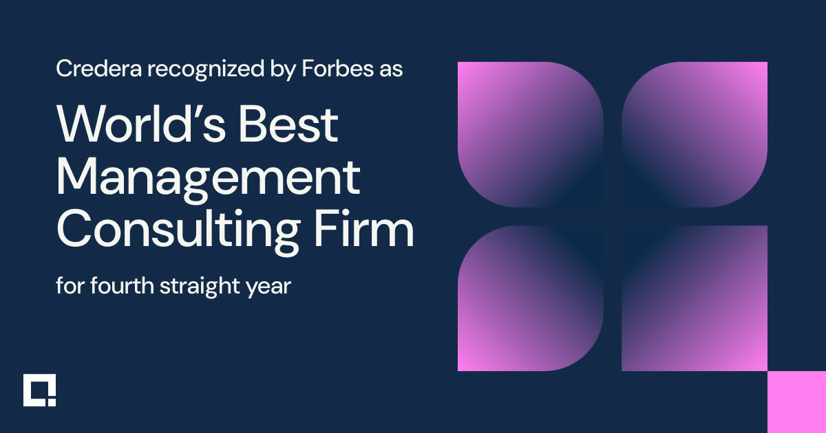 Credera recognized by Forbes as World's Best Management Consulting Firm for fourth straight year