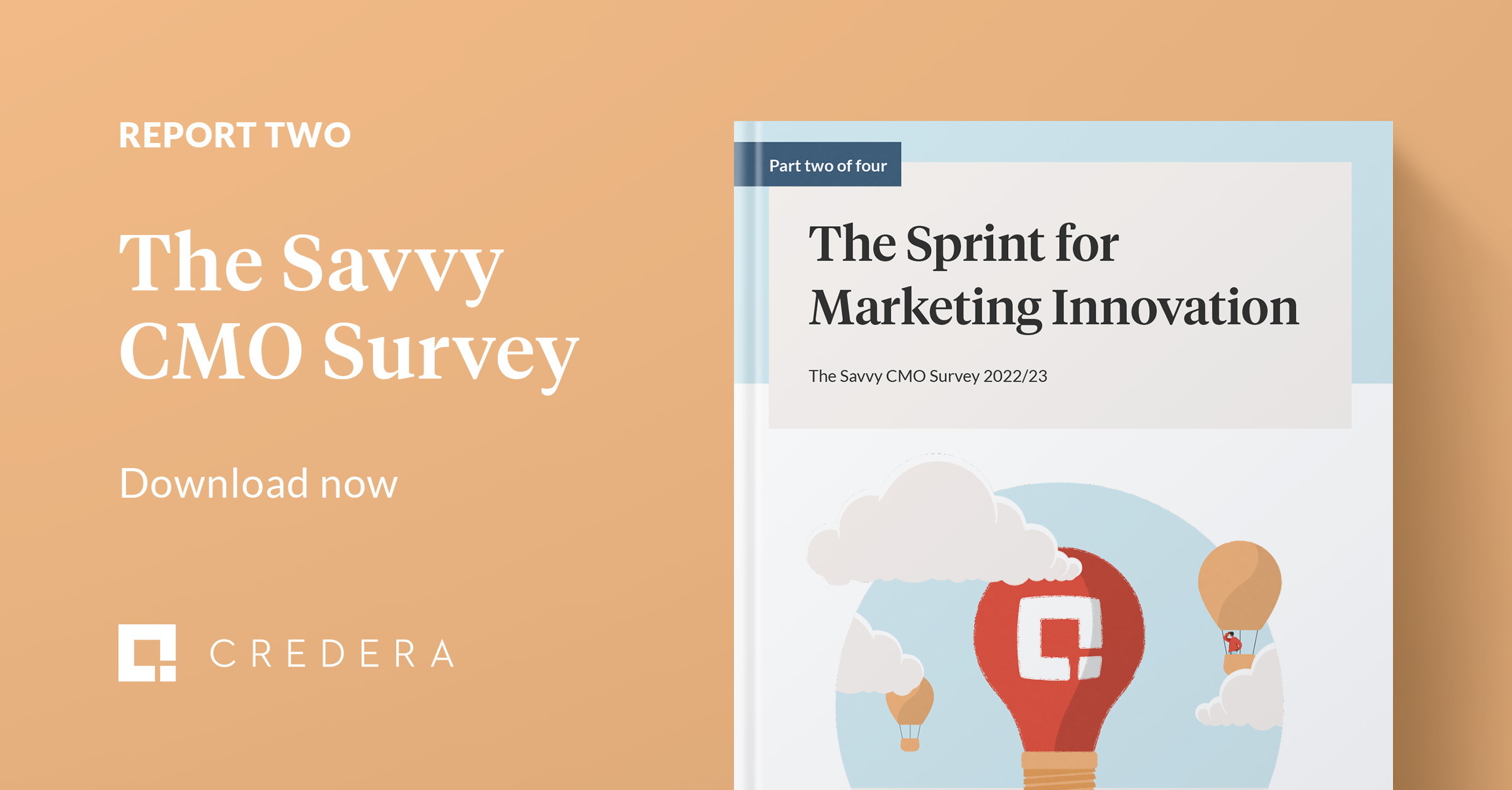 The Savvy CMO Survey Part 2: The Sprint for Marketing Innovation