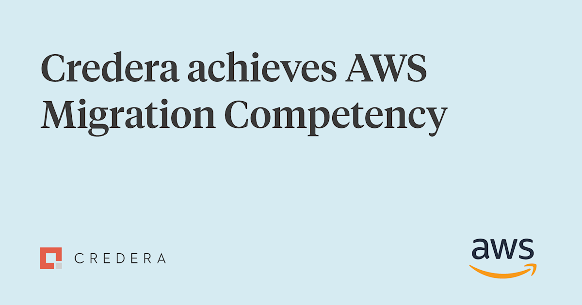 Credera achieves AWS Migration Competency