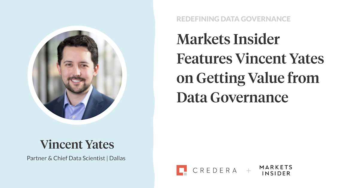 Markets Insider Features Vincent Yates on Getting Value from Data Governance