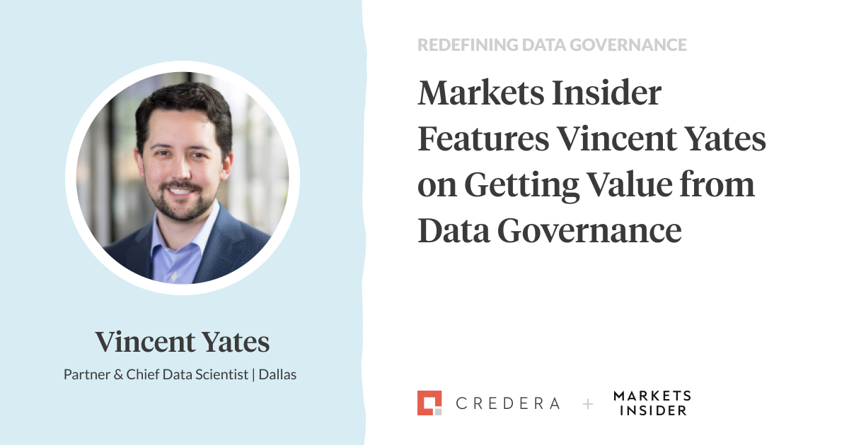 Markets Insider Features Vincent Yates on Getting Value from Data Governance 