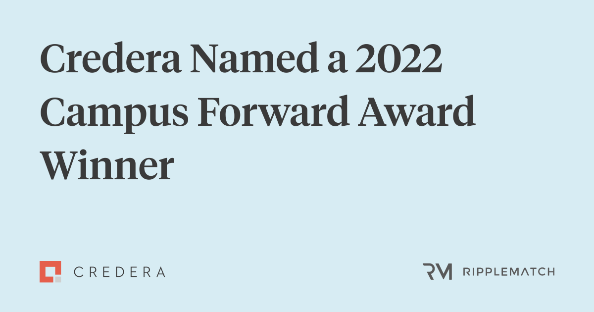 Credera Named a 2022 Campus Forward Award Winner