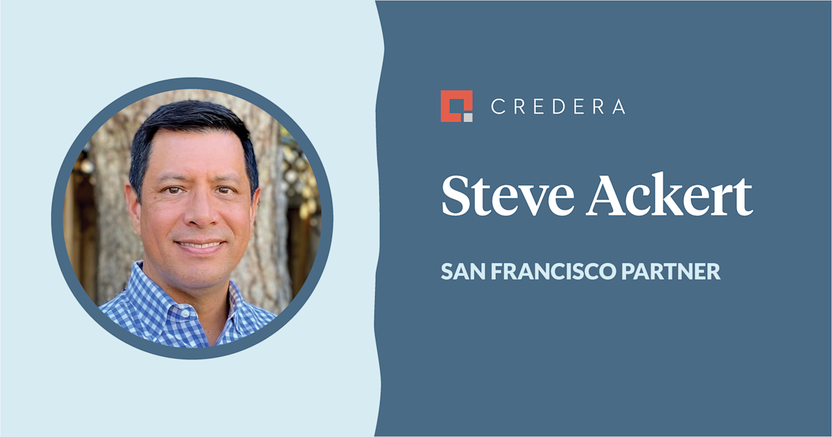 Credera Welcomes Steve Ackert as a Partner in the San Francisco Bay Office