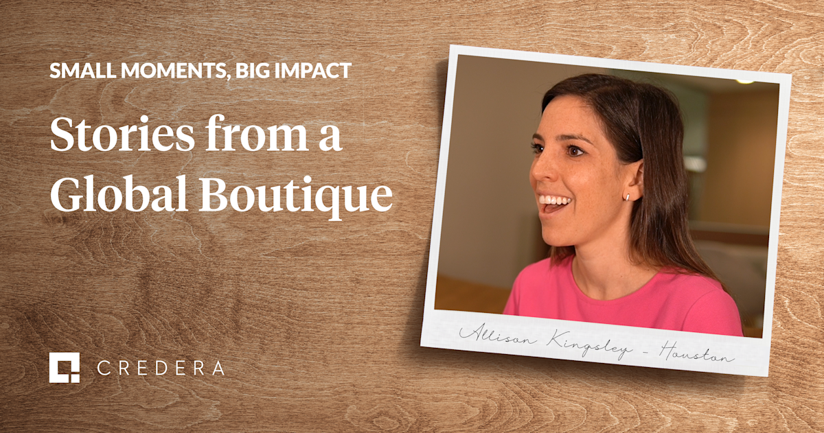 Small Moments, Big Impact: Allison Kingsley's Moment of Impact at Credera