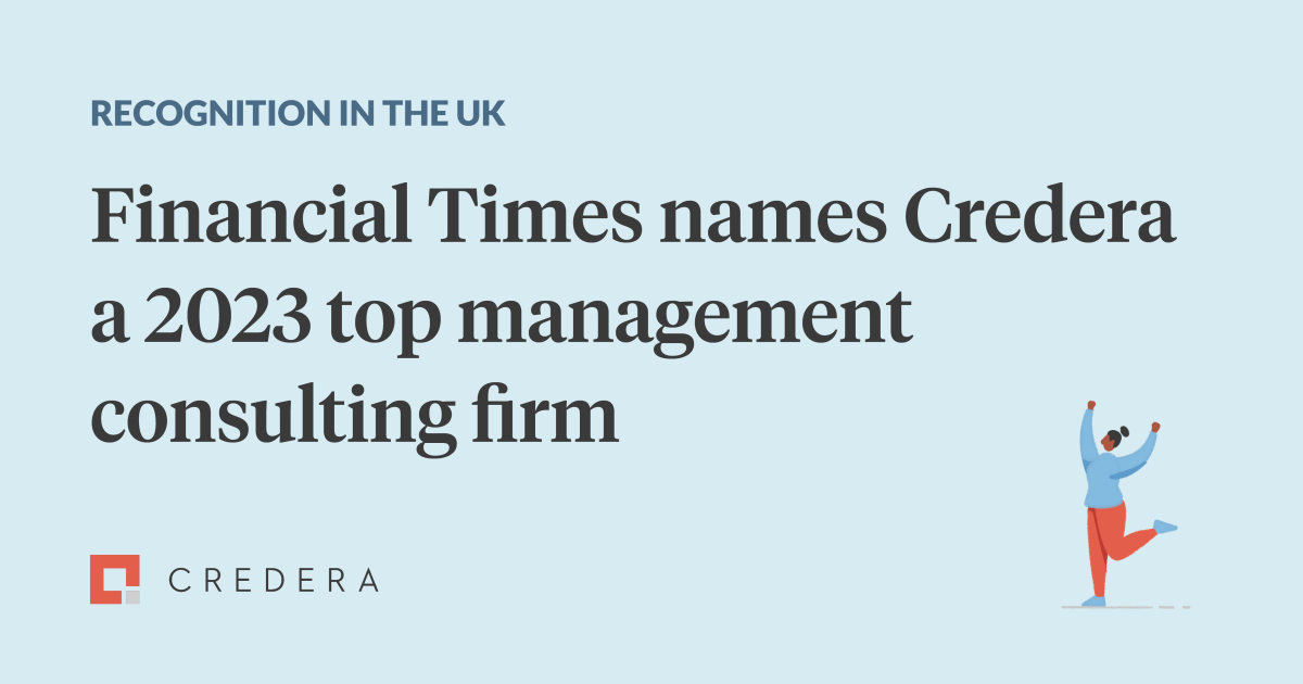 Credera recognized in Financial Times’ ‘Leading Management Consultants 2023’
