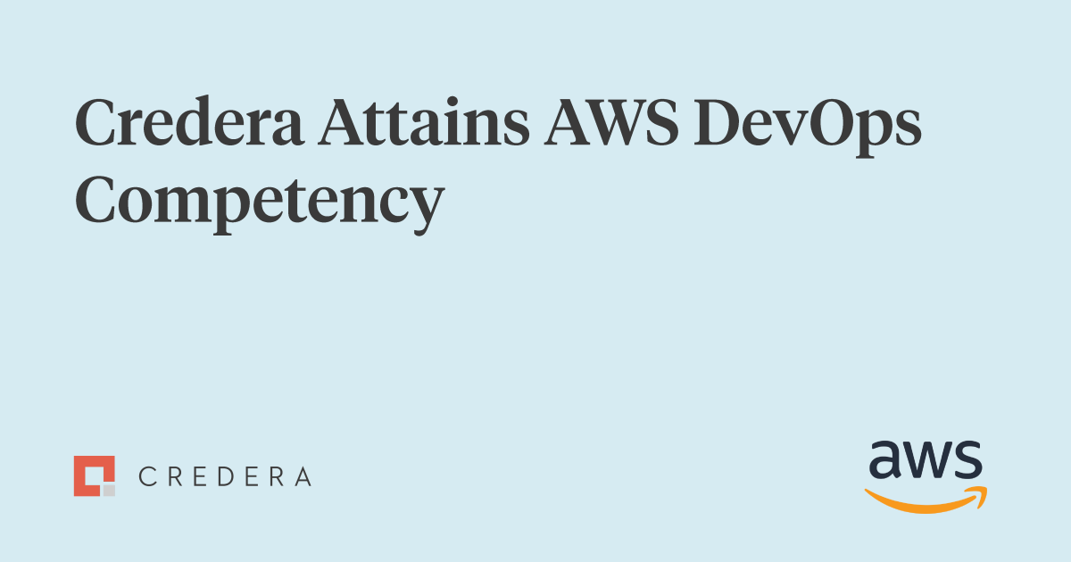 Credera Achieves the AWS DevOps Competency Status