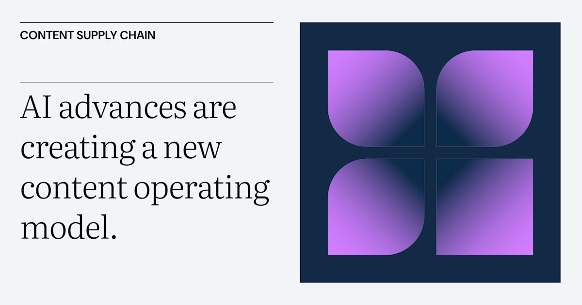 The content bottleneck is breaking. Here's what it means.