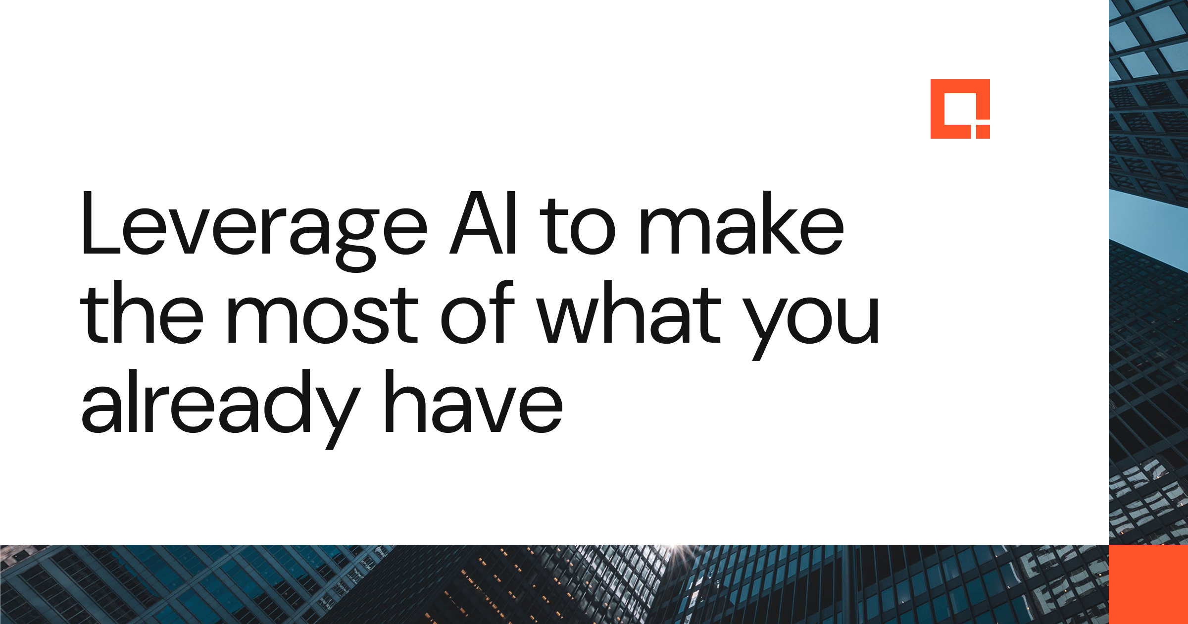 Embedding intelligence directly into your end-to-end workflows