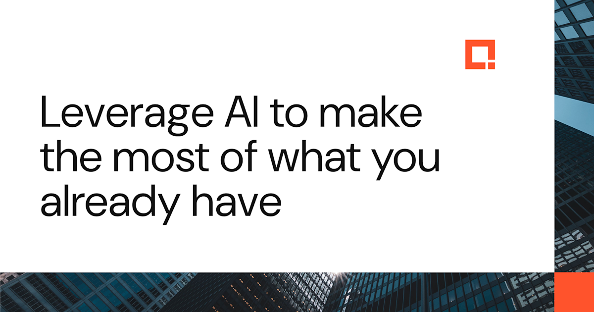 Embedding intelligence directly into your end-to-end workflows