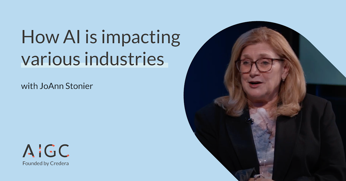 From the AI Global Council: How AI is impacting various industries with JoAnn Stonier