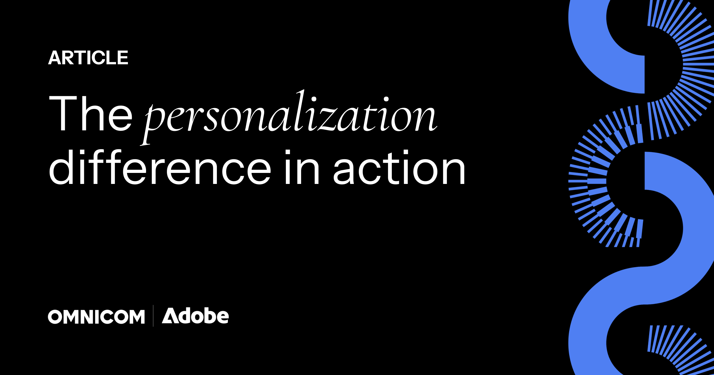Showing how personalization can be a win-win for consumers and marketers
