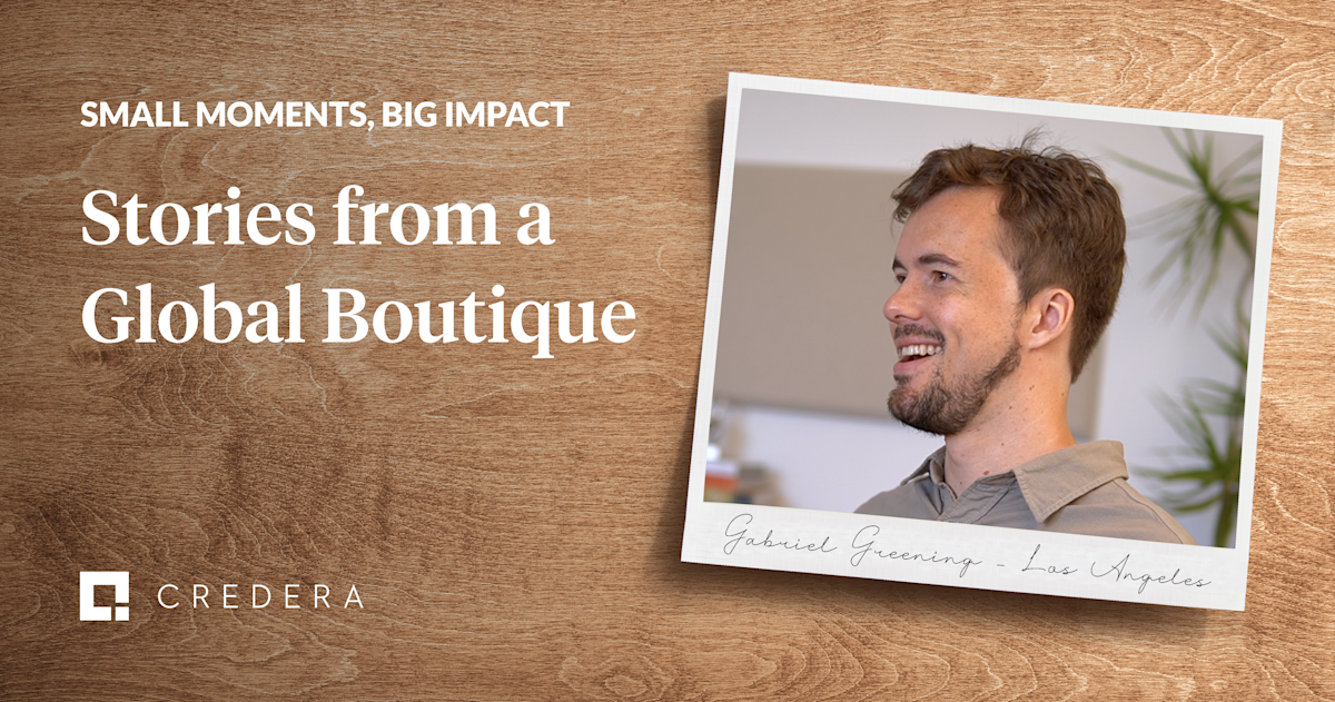 Small Moments, Big Impact: Gabriel Greening's Moment of Impact