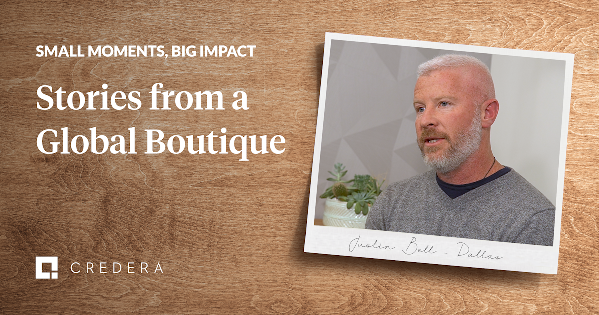 Small Moments, Big Impact: Justin Bell's Moment of Impact at Credera