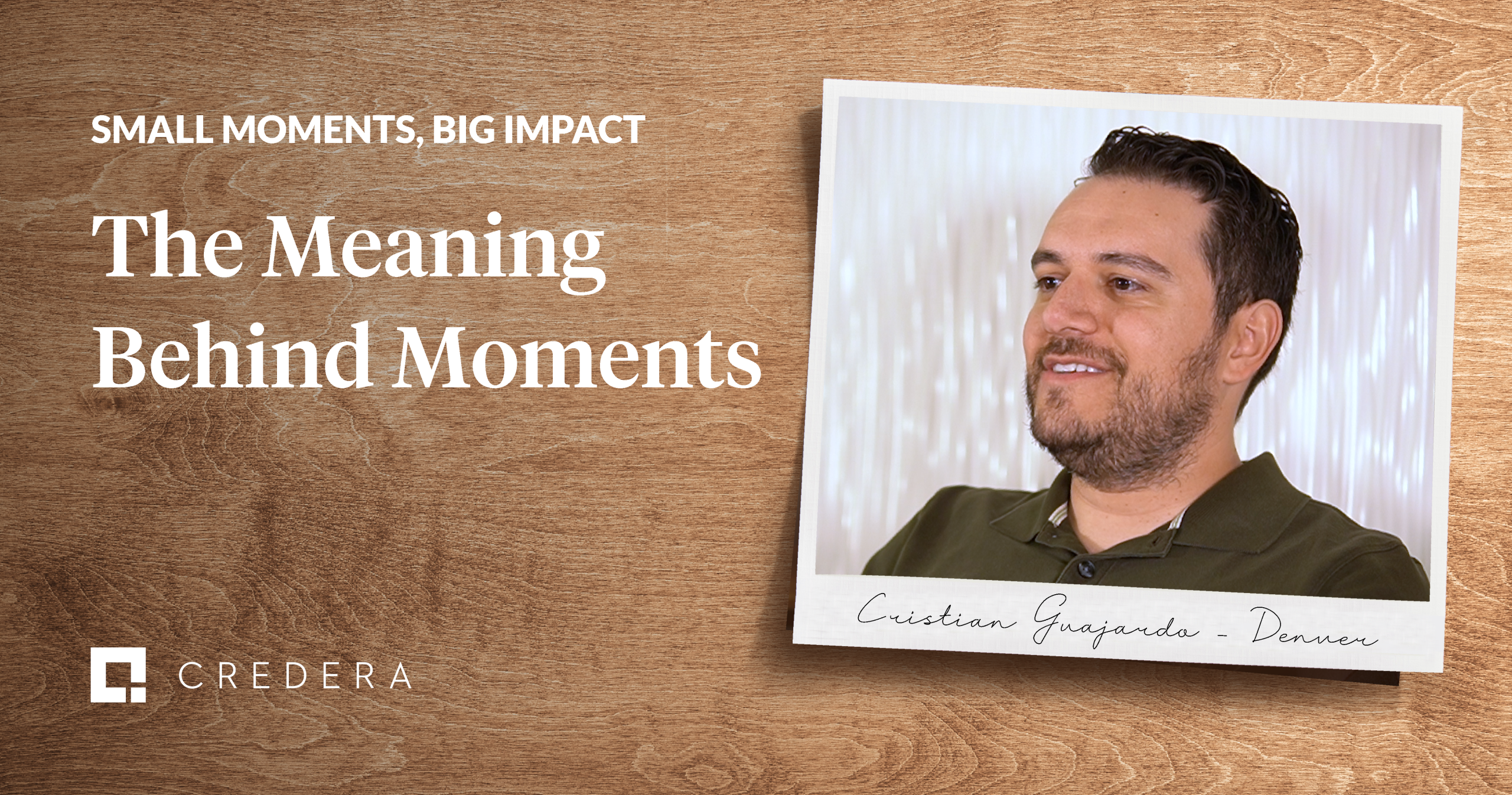 Small Moments, Big Impact: Cristian Guajardo's Moment of Impact