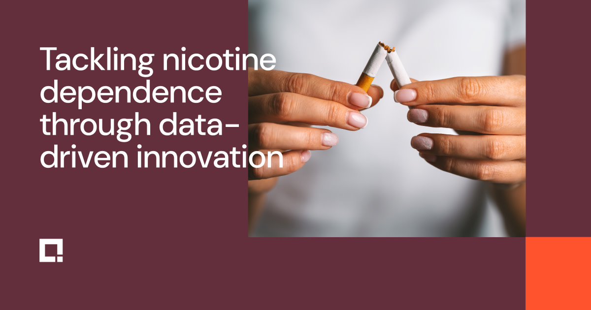 Tackling nicotine dependence through data-driven innovation