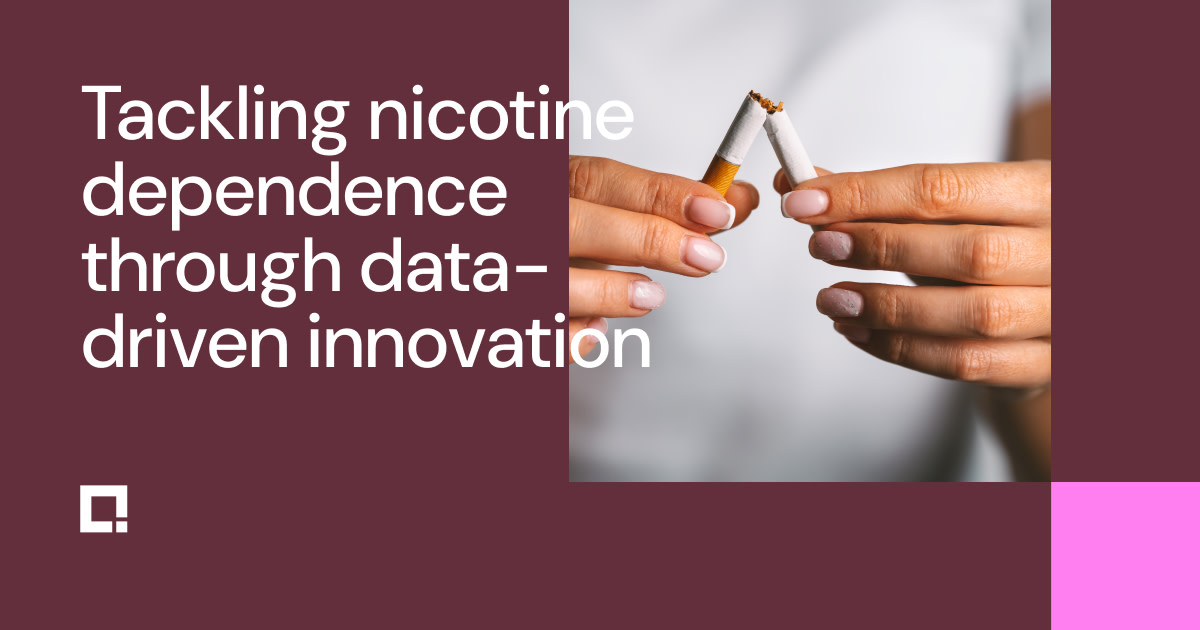 Tackling nicotine dependence through data-driven innovation
