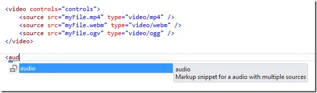 Visual Studio 2012 Smart Task showing Grid View Tasks in the Source View