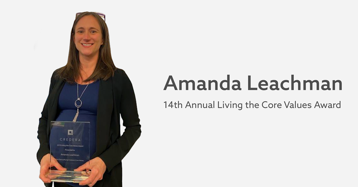 Amanda Leachman Honored With Credera’s 14th Annual Living the Core Values Award