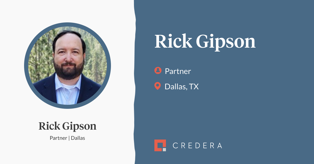 Credera Promotes Rick Gipson to Partner