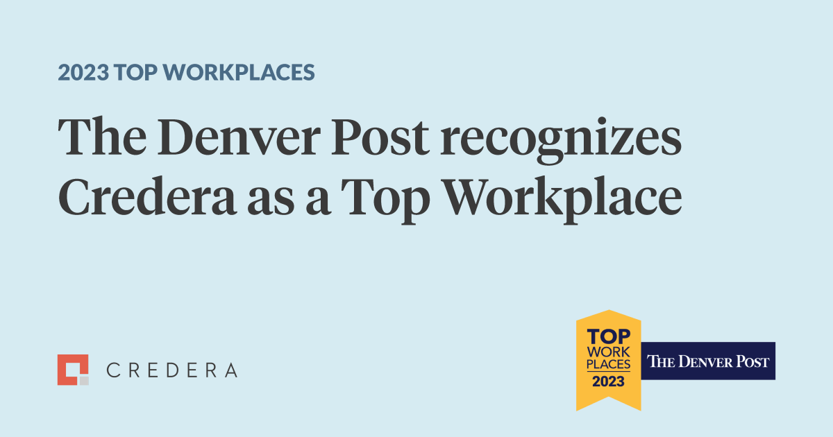 Credera named a 2023 Top Workplace in Denver