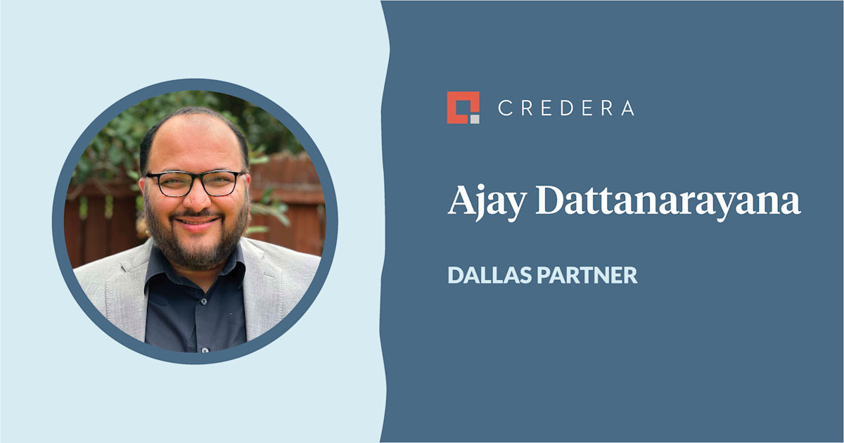 Ajay Dattanarayana Joins Credera as a Partner in the Dallas Office