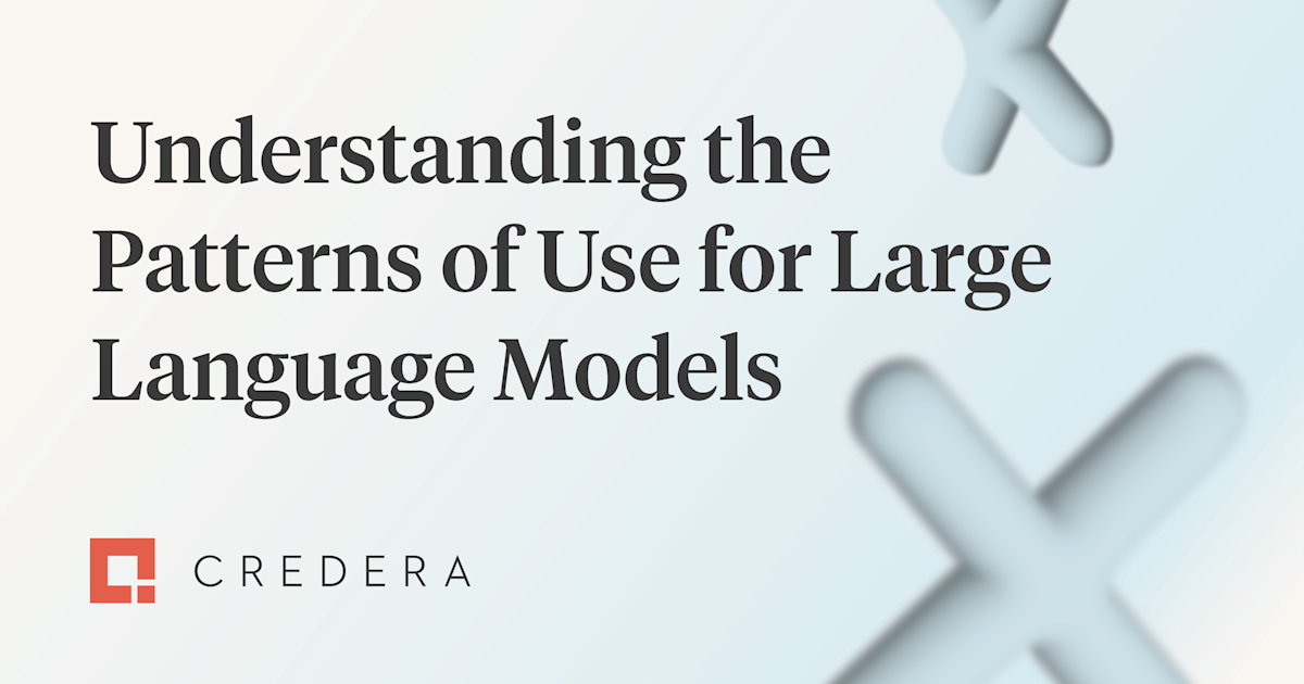 Understanding the patterns of use for large language models