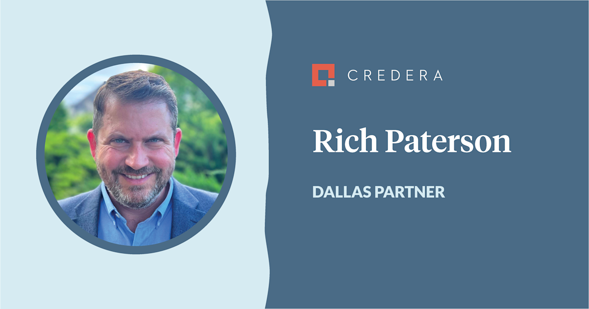 Rich Paterson Joins Credera as a Partner in the Dallas Office