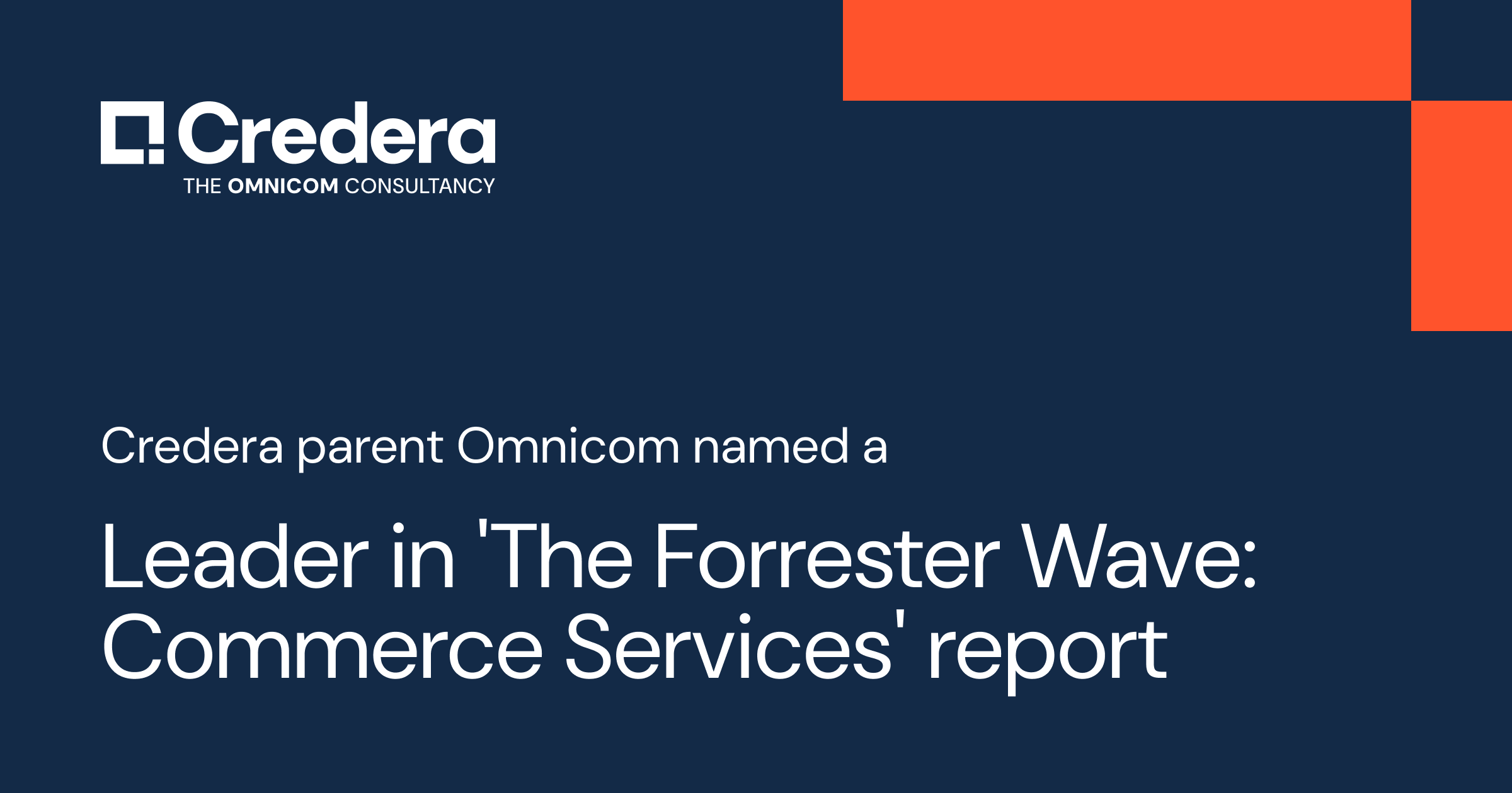 Omnicom named a leader in The Forrester Wave™: Commerce Services, Q1 2026