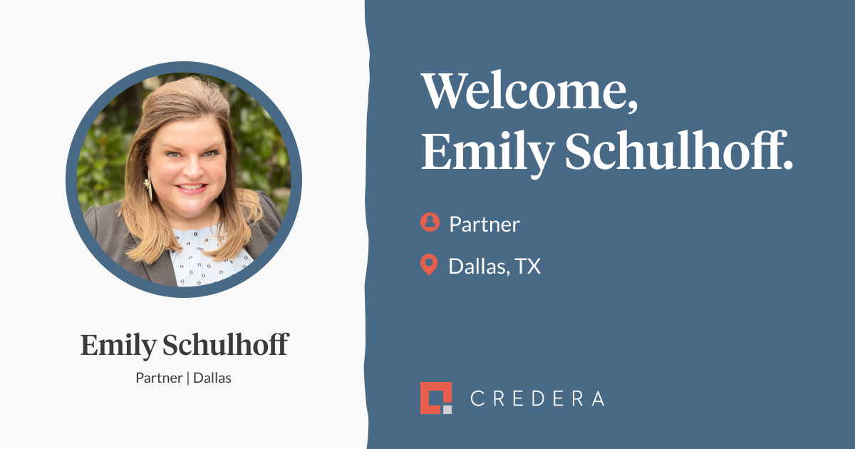 Credera Welcomes Emily Schulhoff as a Partner in the Dallas Office