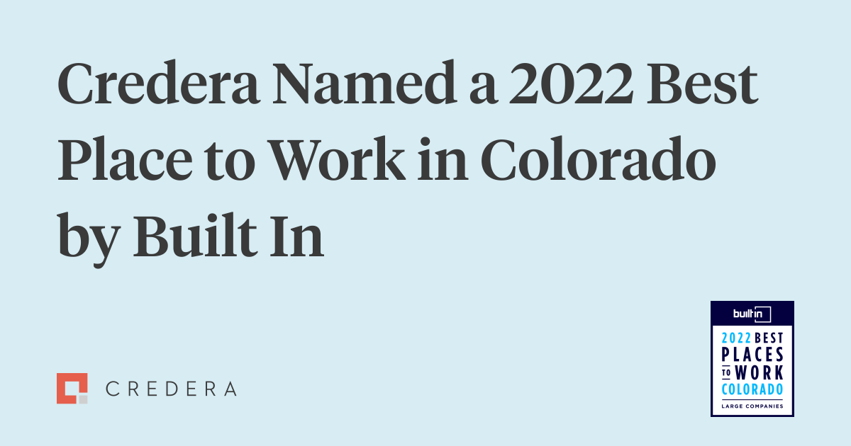Credera Wins 2022 Built In Colorado Best Places to Work
